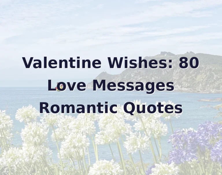 Valentine Wishes: 80 Love Messages Romantic Quotes